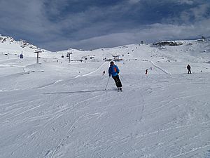 Abfahrt in Sportgastein